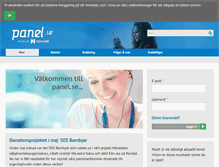 Tablet Screenshot of panel.se
